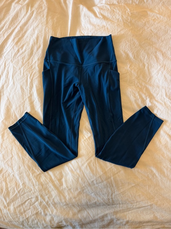 lululemon athletica Pants - Lululemon Blue Leggings size 6